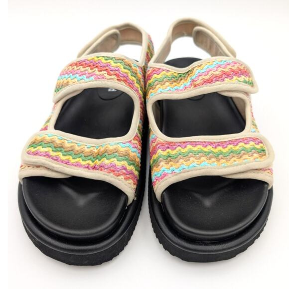 ABound Chance Platform Sandal Women's Yellow Clover Multi Size US6M - Picture 2 of 10